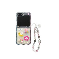 Cute 3D Pattern Case Samsung z flip 3 | Z Flip 4 | Z Flip 5 | Z Flip 6 | Z Flip 7 HE 307