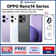OPPO Reno14 Pro Dimensity 8450 / OPPO Reno14 Dimensity 8350 120Hz AMOLED 80W Fast Charging Dual SIM 