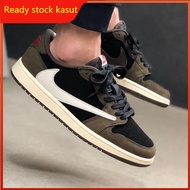 NI--KE Ready stock kasut Air Jordan 1 kasut perempuan men's and women's high-top low-top inverted sneakers casual shoes