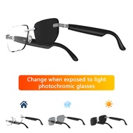 AI Smart Glasses Real Time Translation 145 Languages Open Ear Audio Bluetooth 6.0 Photochromic Lense