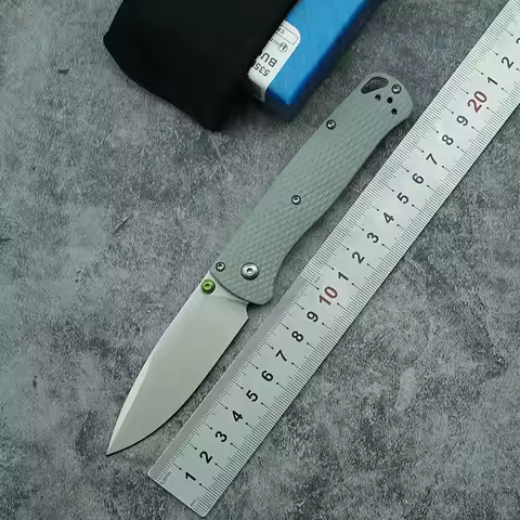 LEMIFSHE 535 535BK D2 Steel Folding Knife Mark 20CV Blade G10 Handle Outdoor Camping Survival Kitche