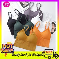 🔥READY STOCK🔥 Women U-Shaped Seamless Non-Wire Push Up Tube Bra Fitness Gym Yoga Bralettle Lingerie 