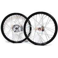 LC135 / LAGENDA Set Takasago Excel Asia 160X17 Black, SYS Hub Gantang, RCB Lidi/Spoke Chrome Complet