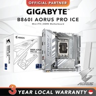 [FAST SHIP] GIGABYTE B860I AORUS PRO ICE | Mini-ITX | DDR5 Motherboard