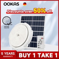 OOKAS  solar LED indoor ceiling chandelier remote control solar lights inside the house lamp decorat