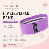 MOMERA Violet Resistance Band with FREE Habit Tracker | Home Workout | Non-Slip