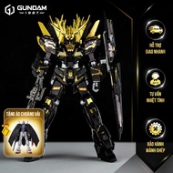 (Free cloth cape) Assembly model HG Unicorn Banshee 175 matte gold - Water decal included