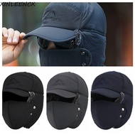 XINLEENCX Windproof Ear Protection Pilot Hat, Ear Protection Windproof Men's Stylish Warm Ear Protec