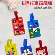 luggage tag Hot-selling Creative PVC Cartoon Luggage Tag Luggage Identification Tag Soft Rubber Boar