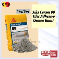 Sika Ceram 88 Cementitious Tile Adhasive / Simen Gum sika 1kg or 3kg