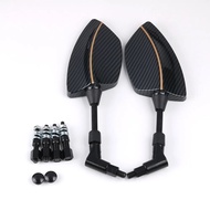suezwyu Rearview Mirrors Carbon Fiber Pattern For CFMOTO CF 800MT MT800 650MT 800 MT 800 650 MT Moto