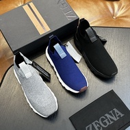 ZEGNA Men's Knitted Mesh Outdoor Sports Shoes