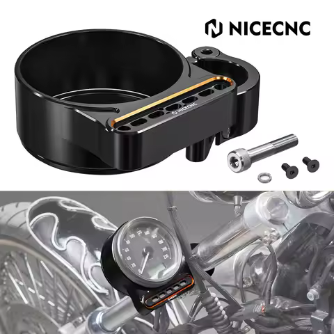 For 2018-2021 Harley Iron 1200 Motorcycle Speedo Gauge Relocation Bracket Kit for Harley Iron 883 XL