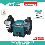 [ GH HARDWARE ] MAKITA GB801 205mm (8") Bench Grinder ( GB 801 )