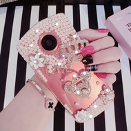 Small Universe Meitu Sticker Diamond Flashing T8 Ring Holder Phone Case m6S All-Inclusive Shock-Resi