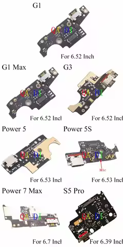USB Plug Charger Sub Board Flex Cable For Umidigi G1 Max Plus G2 G3 G5A G6 5G Power 5S 7s S5 Pro