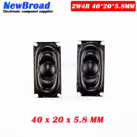 2PCS/Lot Notebook Speaker Horn 2W 4R 4020 Loud Speaker 4 Ohms 2 Watt 4R 2W 40*20MM Thickness 5.8MM 2