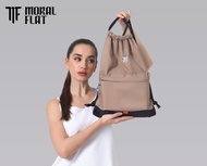 Moral Flat Official - Tas Ransel - Tas Serut - COKLAT