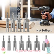 LIGHTHEARTED Butterfly Bolt Socket Sleeve, Steel H11/13/15/17/19 Wing Nut Driver Slot, Practical H10