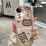 HP Phone Case For VIVO V50 5G V50E 5G V50 Lite 4G V50 Lite 5G Case Phone Case Small Bear Pattern Cre