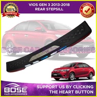 ♞,♘,♙Premium Toyota Vios Gen 3 2014 - 2018 Rear Bumper Cover - Rear Bumper Guard Cover Rear Stepsil