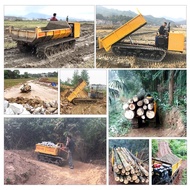 ❥HENGWANG❀HW-5000L❀ All-Terrain Utility Cart Wagon, Crawler Dumper, Track Wheel Barrow, Heavy Duty O
