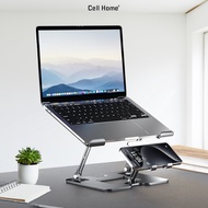 2 in 1 Laptop Tablet Phone Stand High Quality Ergonomic Carbon Steel Heatsink Laptop Stand