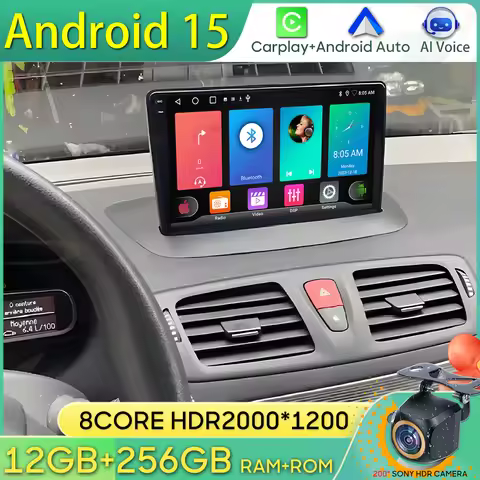Android 15 Car Radio For Renault Megane 3 Fluence Samsung SM3 2008 - 2014 GPS Navigation Android Aut