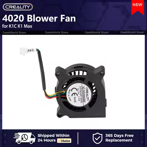 CREALITY 4020 Blower Fan for K1C_K1 Max DC24V 0.3A _L60_1.25-4P Brand New Original Parts 4020 Blower
