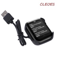 CLEOES Smartwatch Charging Cable For HW22 Protable 30cm Black Safe Fast Smartwatch USB Adapter