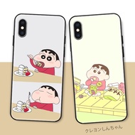 Sony Xperia XZ1 XZ2 XZ3 XZ XA1 Compact Premium XR XZS Ultra 230719 Black soft Phone case Crayon Shin chan