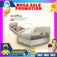 [FREE GIFT RM159 KING KOIL PILLOW ]  STORAGE BED &amp; Mattress Swiss Foundation Divan / Storage Bedframe / Storage Divan Bed / Large Storage Bed / Apartment Bed / Condo bed / Katil Hotel / 5 Star Hotel Bed - Single / Super Single / Queen / King Size