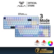 AULA S100PRO Mechanical Keyboard 99Key 4000mAh Mixed Light 37cm Compact Design suitable Office use