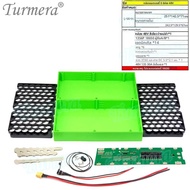 Turmera 13S 48V 52V E-BIKE แบตเตอรี่กล่อง 13S6P 18650 ผู้ถือเชื่อมนิกเกิล 30A BMS สําหรับ E-scooter