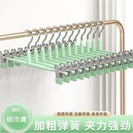 日本暢銷 - 【防滑無痕不鏽鋼】10個裝 多功能褲架 家用防鏽裙夾褲夾 可疊加省空間收納神器 蝸居必備衣櫃褲子收納架