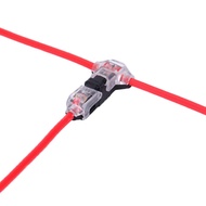10/20pcs T Type Wire Connector 1 Pin 2 Pin T Tap Wire Connectors Wire Splice Connectors No Stripping