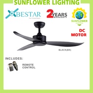 [2years warranty] Bestar Razor 46"/54" DC Ceiling Fan + 24W 3 tone LED + remote