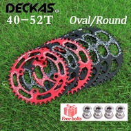 【Free Bolts】 DECKAS Chainring 104BCD MTB 40T 42T 44T 46T 48T 50T 52T Bike Chain Ring Oval Crankset