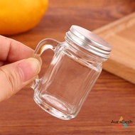 [AuraGesh] 1Pc 40ml Mini Jam Honey Jar Portable Leakproof Coffee Milk Juice Bottle With Lid Home Par