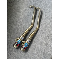 knalpot Rbt/gtx type G-pro TITAN+black Original AL225 racing exhaust