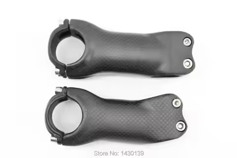 Carbon Fiber Mountain Bike Stem 6 17 angle Light MTB Parts 3K Full Carbon Fiber 31.8*70-130mm 6 17 D