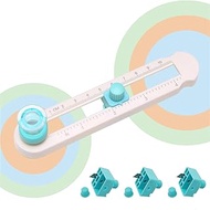 Oythiem Circle Cutter Tool for Paper Crafts - Rotary Cutter Round Cutting Knife with 3 Replaceable B