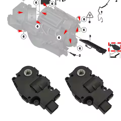 For BMW X1 X2 X3 X3 4 X5 X6 Car Air Conditioning Control Motor Heater Motor Actuator For Bmw E84 E70