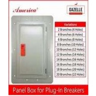 ◕℡☏AMERICA PANEL BOARD PLUG IN 2 4 6 8 10 12 14 16 18 20 22 BRANCHES HOLES