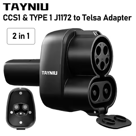 TAYNIU EV Adapter DC Fast Charging CCS1 Type1 J1772 For Tesla Model X Y 3 S & EV Charger Connector C