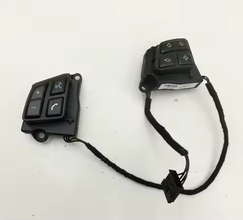 Original Steering Wheel Switch Multifunction Buttons Steering Wheel Switch(4 wires)For E90 E91 3er 3