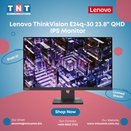 Lenovo ThinkVision E24q-30 23.8" QHD IPS Monitor | 100Hz Refresh Rate | Eyesafe® Display | HDMI & DP