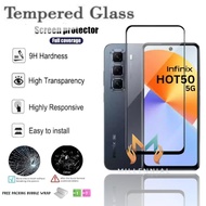 Tempered glass full glue 5D 10D full cove INFINIX HOT 50 4G 5G 50I