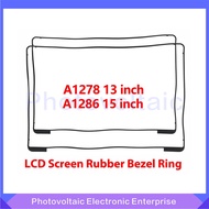 New LCD Screen Rubber Middle Frame Bezel Ring Compatible with Macbook Pro 13" 15" A1278 A1286 LCD Ru