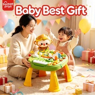 Baby Early Learning Activity Table Gift For Toddler Girls Boys Multifunctional Desk Mainan Bayi